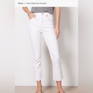 Agolde Riley high rise straight